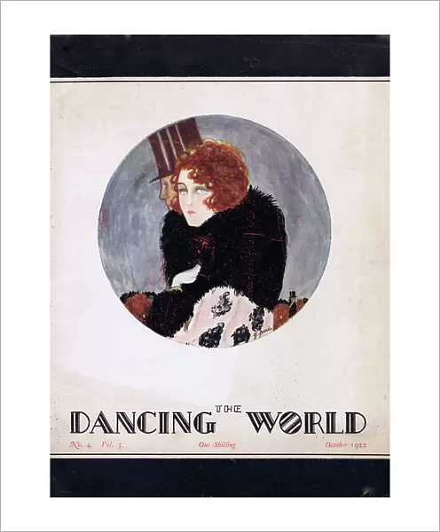 Cover for Dancing World magazine, October 1922