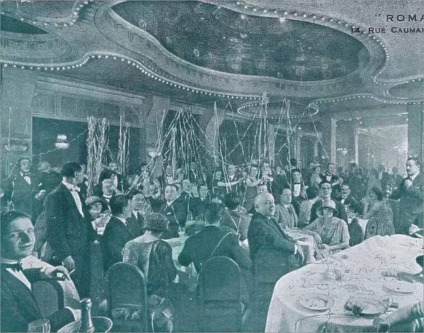 A party taking place at Romano restaurant, Paris, 1920s