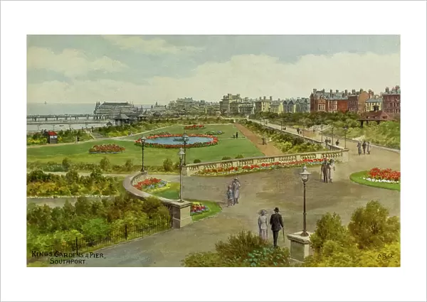 Kings Gardens and Pier, Southport, Lancashire