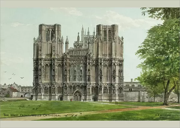 West Front, Wells Cathedral, Wells, Somerset