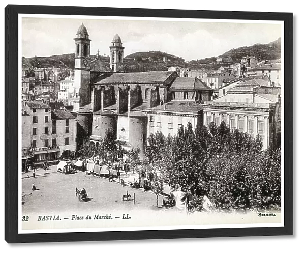 Place du March (Market Square), Bastia, France