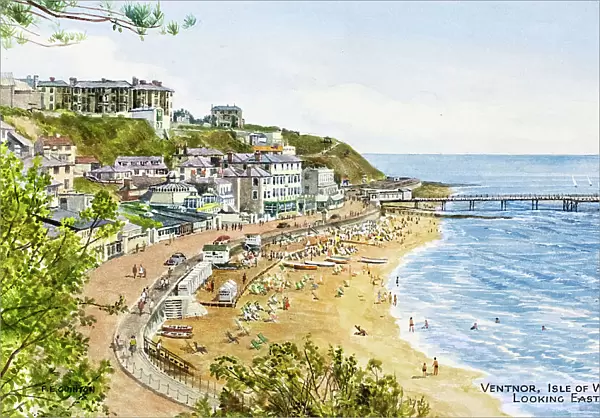 Ventnor, Isle of Wight, looking east