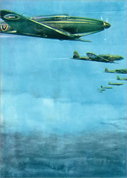 WW2 - Fairey Battles In Formation
