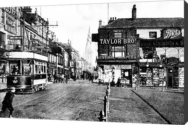 High Street, Chesterfield early 1900's