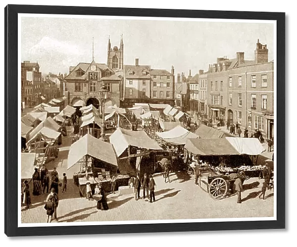 Market Place, Peterborough early 1900's