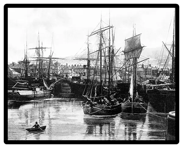 The Harbour, Whitehaven early 1900's