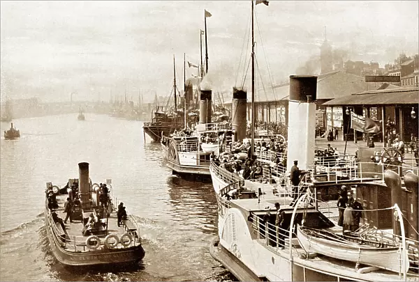 Glasgow Broomielaw River Clyde early 1900s