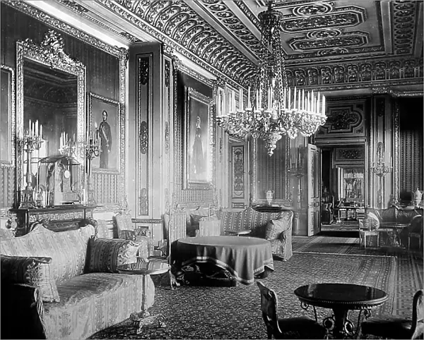 Crimson Drawing Room, Windsor Castle, Victorian period