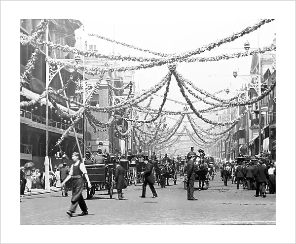 Edward VII Coronation decorations, St. James's Street