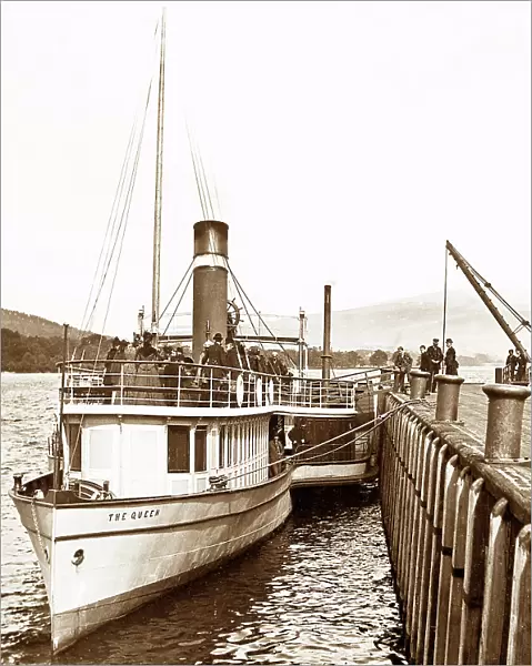 Loch Lomond The Queen paddle steamer Victorian period