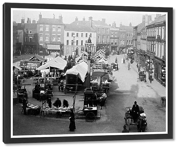 Retford Market Square early 1900s
