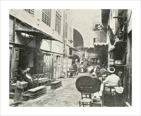 Coppersmith's Workshop in Khan-el-Khalil, Egypt