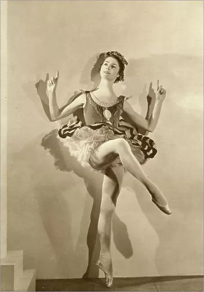 Elizabeth Miller, ballerina in Coppelia, Vic-Wells Ballet
