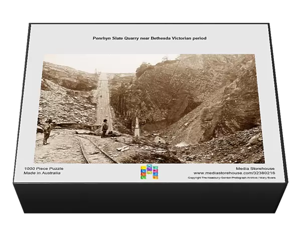 Penrhyn Slate Quarry near Bethesda Victorian period