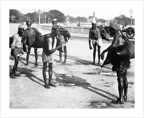 India - Calcutta water carriers early 1900s
