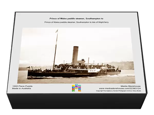 Prince of Wales paddle steamer, Southampton to