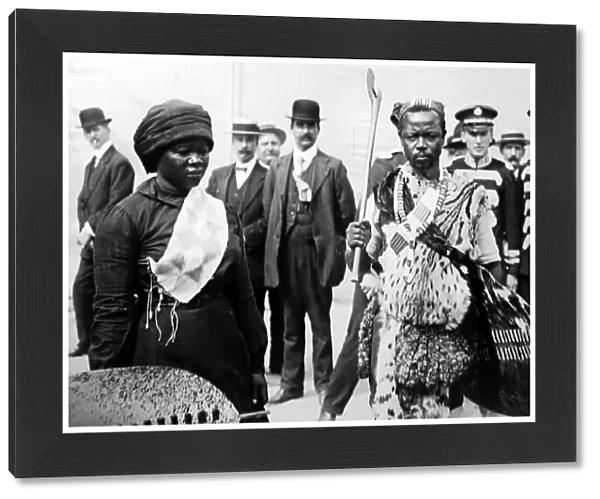 Zulus at the British Empire Exhibition in Wembley