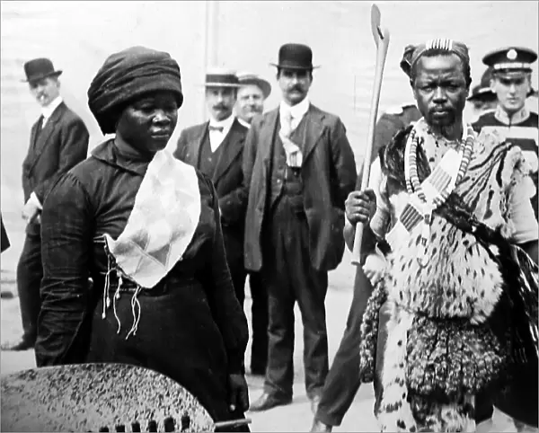 Zulus at the British Empire Exhibition in Wembley