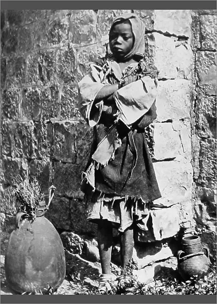 Cairo Egypt Nubian Girl pre-1900