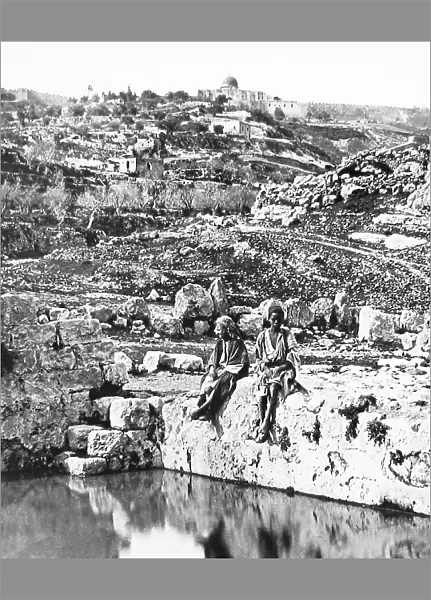 Israel Jerusalem fron Enrogel pre-1900