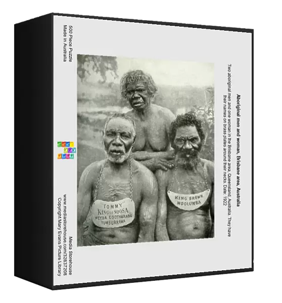 Aboriginal men and woman, Brisbane area, Australia