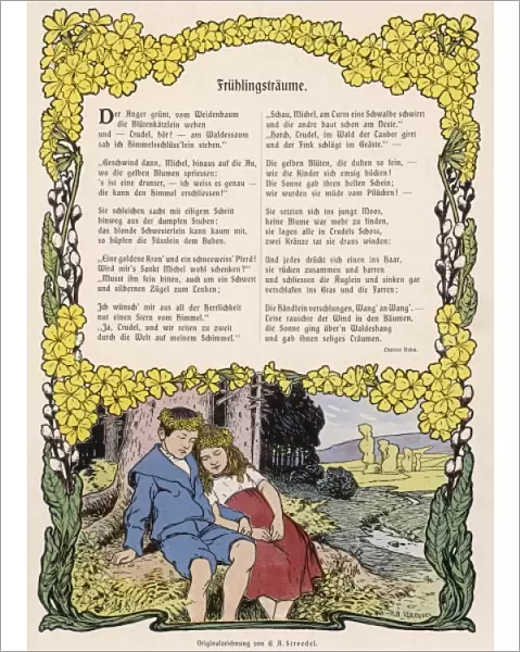 Boy and Girl Asleep 1902