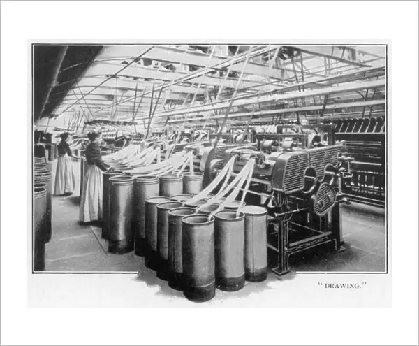 Wool factory in Bradford, Yorkshire