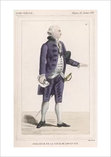 Costume  /  Man 1780 France