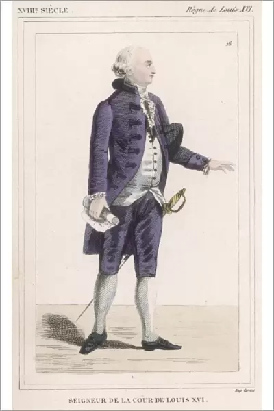 Costume  /  Man 1780 France