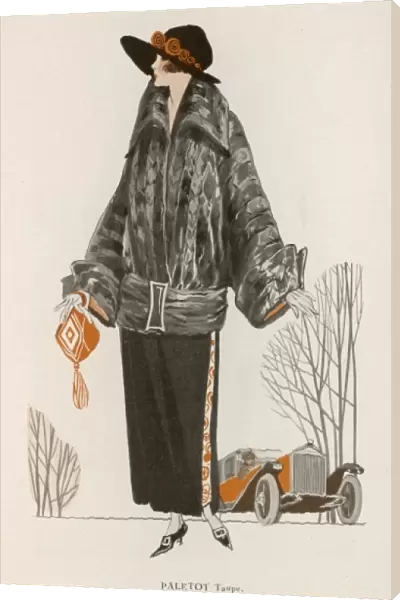 Mole Fur Short Coat 1922