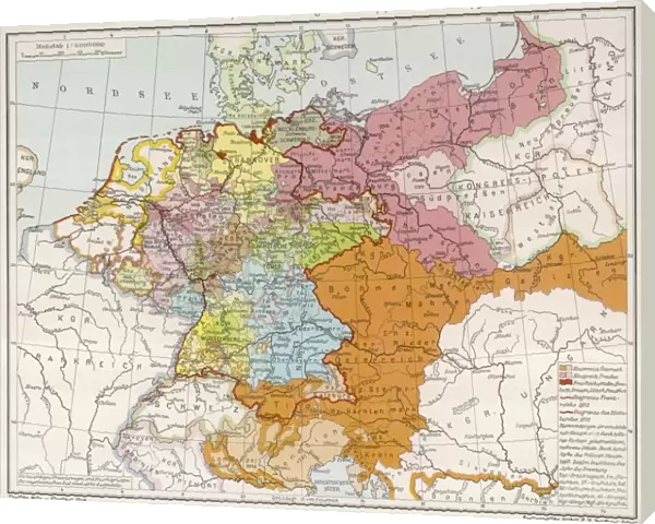 Map  /  Europe  /  Germany 18C