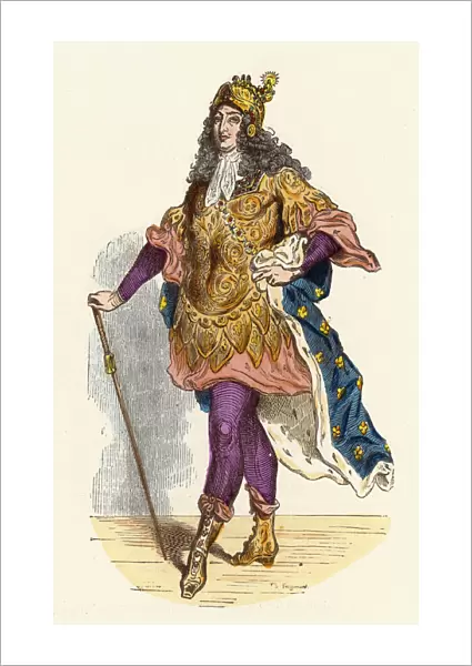 Louis XIV in Costume