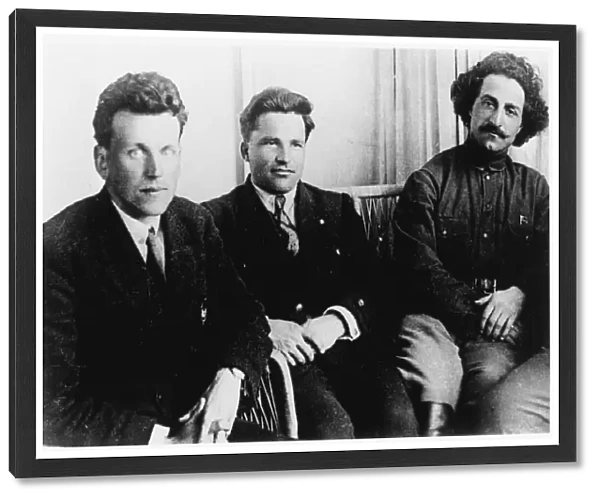 Sergei Kirov, Fedor Raskolnikov and Sergo Ordzhonikidze