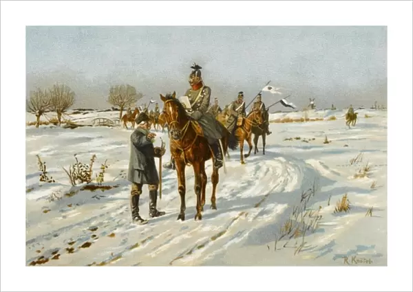 Cavalry in Snow