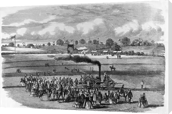 Steam ploughing with Boydells engine, near Louth