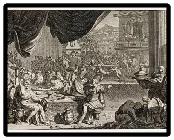 Busy Roman Banquet