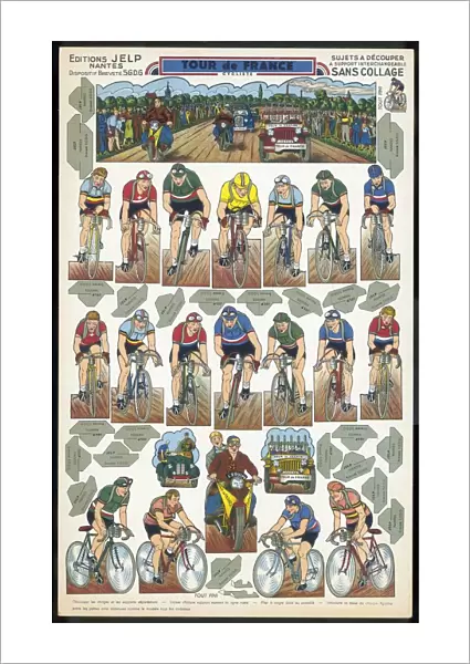 Tour De France Cutout