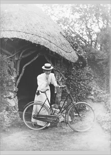Lady and Bicycle