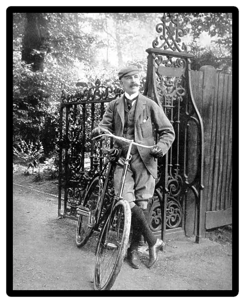 Mr. S. Bancroft, Cyclist, 1896
