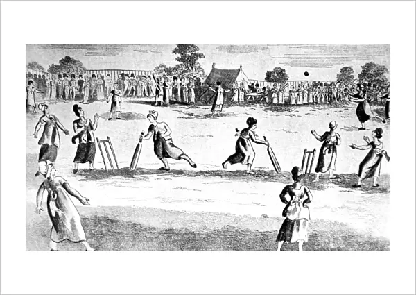 Women of Hampshire vs. Women of Surrey Cricket Match, Newing