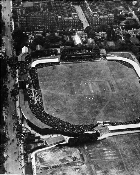 Aerial View of Lords Cricket Ground, London, 1921