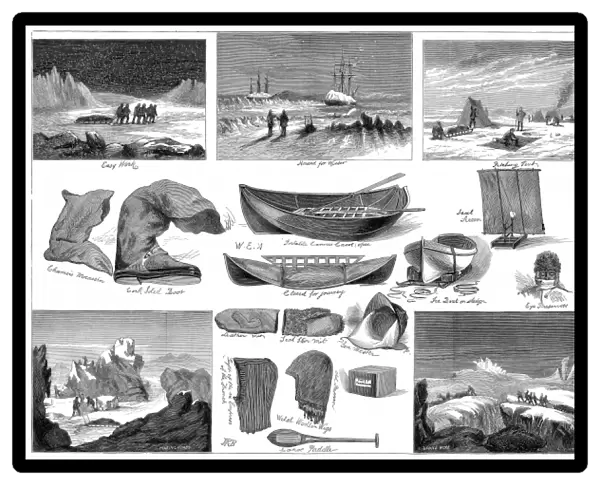 Scenes from The British Arctic Expedition of 1875-1876