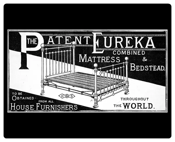 Patent Euraka Mattress and Bedstead