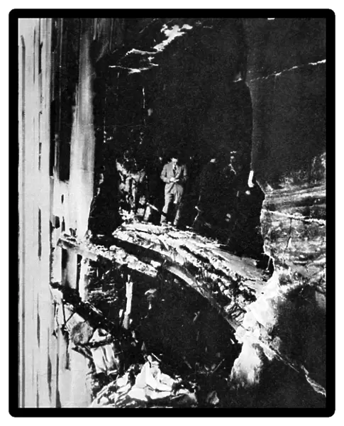 Damage to the 78th and 79th Floors, Empire State Building, N