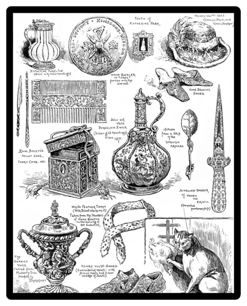 Items in the Tudor Exhibition, 1890