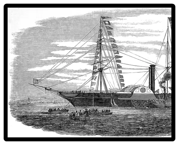 The Steamship Viceroy, Galway Bay, 1850