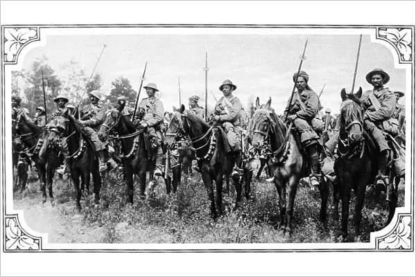 Indian cavalry preparing to charge