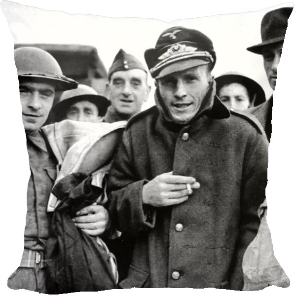 Captured German Pilot at Dover; Second World War, 1940
