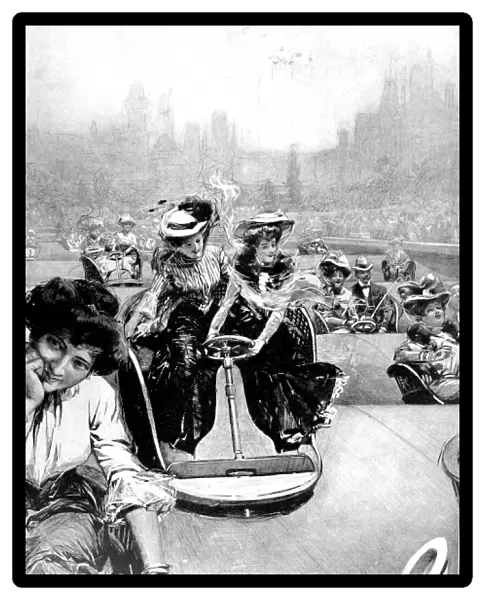 The Witching Waves Ride, White City, London, 1909