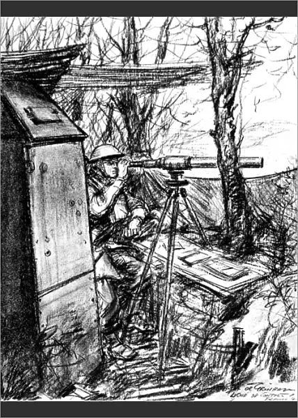 British Observation Post; Second World War, 1940
